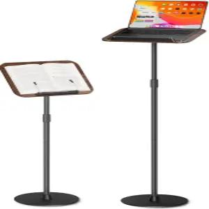 독서 노트북 태블릿을 위한 조절 가능한 바닥 책꽂이 및 가정 사무실 교실을 안정적인 베이스 확장 페이지