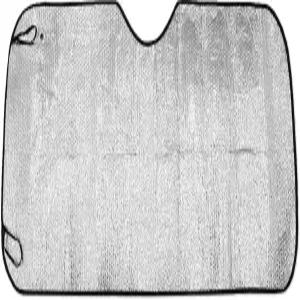 uxcell 130cm x 알루미늄 호일 접이식 자동차 전면 윈드실드 선쉐이드 바이저 블록 범용