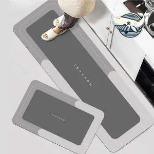 [콩심팥심]모던 디자인 방수 발매트 주방 바닥매트