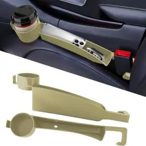 2PCS 카시트 갭 필러 정리함 콘솔 사이드 휴대폰 홀더가 있는 시트 다기능 공간으로 대부분의 차량에서