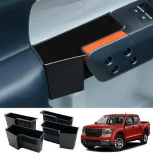 포드 매버릭 20222026 액세서리용 매트 도어 핸들 보관 정리함 팔걸이 삽입 트레이 박스 핏 매버릭전면