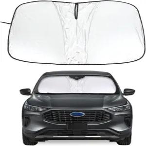 포드 이스케이프 20202024 SUV용 윈드실드 선쉐이드 전면 접이식 반사형 선바이저 스크린 커버 UV 차단기