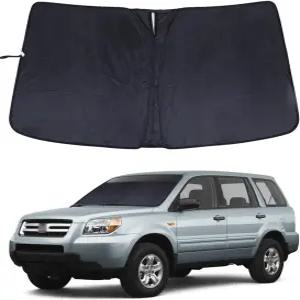 혼다 파일럿 20032008 윈드실드 선쉐이드 선바이저 UV 차단기 프라이버시 보호기 맞춤형 자외선 차단제