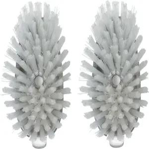 OXO 스틸 비누 디스펜싱 접시 브러시 리필 2팩