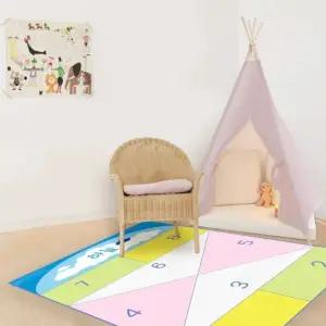국내생산 사방치기 아이방 매트 민속놀이 세트