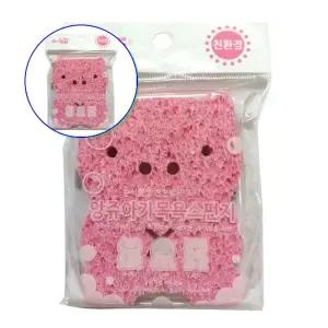 쌍문상회 천연펄프 앙쥬 아기 곤약 유아스폰 목욕 스펀 돼 아동 어린이