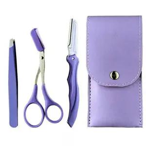 3종 눈썹칼 도구 세트 정리 트위저 숱가위 남여 눈썹