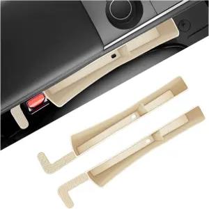 2 PCS 카시트 갭 필러 정리함 다기능 오토 사이드 시트 휴대폰 홀더 범용 차량 보관함 콘솔 사이의