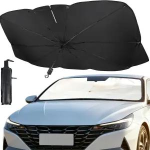 윈드실드 선쉐이드 우산 업그레이드 폴더블 자동차 햇빛과 열 차단 실내 냉방 유지 장식 보호소형