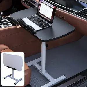 노트북용 접이식 자동차 책상 조절 가능한 뒷좌석 트레이 테이블 식사 공부 및 작업을 위한 휴대용 여행용