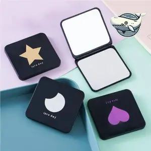 스타 및 하트 디자인 미니 스탠드 거울