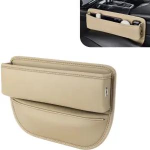 카시트 갭 필러 정리함 휴대폰 열쇠 안경 카드용 방수 미끄럼 방지 가죽 앞좌석 수납 가방 대부분의 차량용