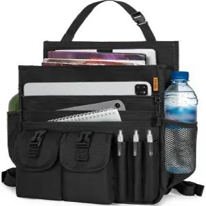 전용 태블릿 노트북 수납 조절 가능한 어깨끈 컵 홀더 트럭 시트 수납장이 있는 프리앰지 자동차 앞좌석