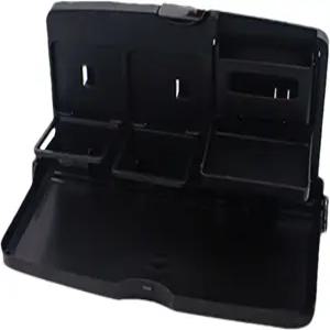 자동차 뒷좌석 트레이 테이블 다용도 접이식 컵 및 음료 홀더 캠핑용 여행용 액세서리 비즈니스 출퇴근