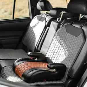 올리스 프리미엄 가죽 카시트 보호기 커버그레이