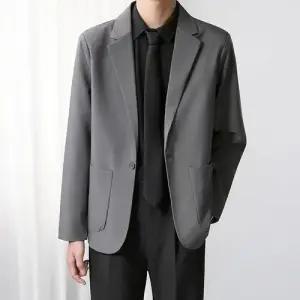 토르 남자 블랙 봄 캐주얼 가을 정장 상의 코트 작은 OPH3