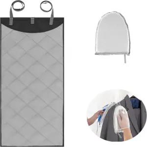 아비자르크 오버 더 도어 프레스 패드 위에 스티머 글러브 내열성이 있는 수직 다림질 매트 휴대용 의류