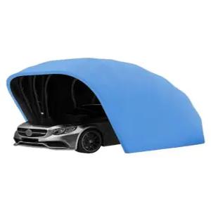 개인 주차장 간이 차양 텐트 유압 캐노피 차고 오토바이 쉼터 도금관 2.6x1.3x1.6m