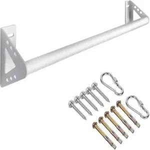 퓨리페 36인치 화이트 헤비 듀티 출입구 풀업 바 벽걸이 도어 프레임 강도 훈련 튼튼한 지지대 또는