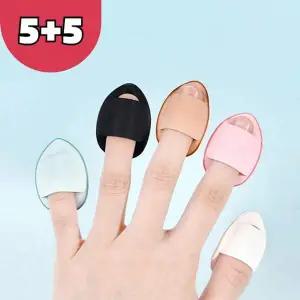 미니 핑거 손가락 쿠션 퍼프 5+5 총10개 미니퍼프 헤라퍼프 핑거퍼프