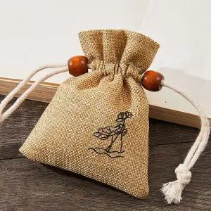 마 주머니 복주머니 파우치 10X14cm