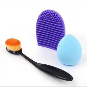 퍼프 브러쉬 화장도구 세트
