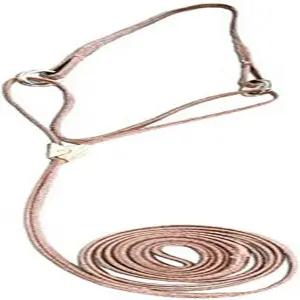 레스코 프로페셔널 코르도하이드 마팅게일 도그 쇼 리드 3/16 x 42 인치 길이 밀