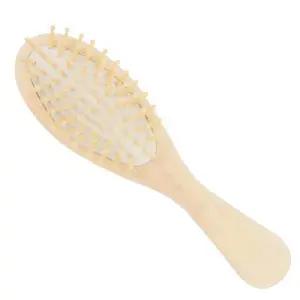 나무 머리빗 파마 곱슬 머리 정리용 브러쉬