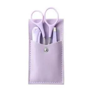 눈썹 정리 칼 숱가위 집게 보관 휴대용 케이스 세트 눈썹정리도구