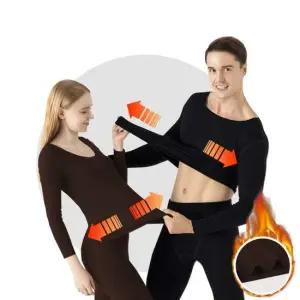 심리스 히트 셋업 남녀 기모 내복 상하의 세트