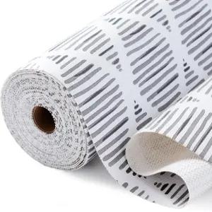 주방 캐비닛용 CLINSAT 서랍 및 선반 라이너 접착식 17.5인치 x 10피트 강력 그립 강화 미끄럼 방지 매트