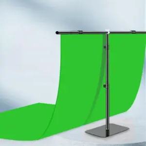 120g 두께의 휴대용 그린 스크린 75인치 50인치 프로젝터스크린 1.5x2m 그린 스크린 1.5x2m T형 삼각대