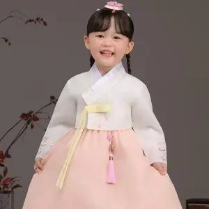 [보리보리/더예한복]QT60001-우아봄이 여아한복 아동한복