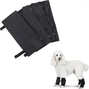 팅크케어 방수 개 다리 스누즈 레깅스 소매 보호 아프간 하운드 긴 털 비옷