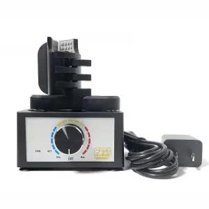 GOLICC 미니 볼텍스 믹서 - DIY 모델용 핸즈프리 페인트 셰이커 300-2400RPM 3단 설정 10-100ml 매니큐어