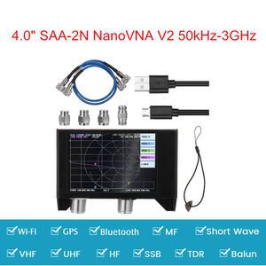 3G SAA 2N NanoVNA V2 안테나 분석기 단파 HF VHF UHF 4 0 인치 TFT LCD 터치 디스플레이 벡터 네트워크 키트