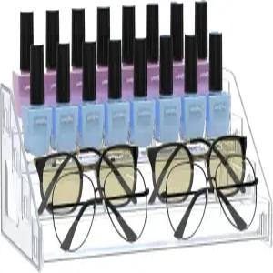 선글라스 정리함 투명 안경 디스플레이 보관함 에센셜 오일 홀더4겹