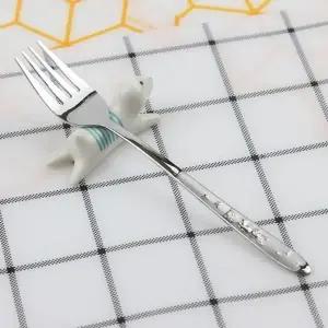 오너클랜 DMK 스테인리스 토끼 아동 포크 1P OPP포장