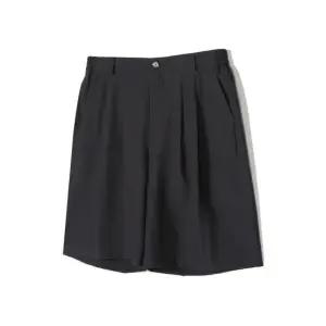 [노티그] 투턱 린넨혼방 버뮤다팬츠 차콜그레이_OKS3PTHP101CG