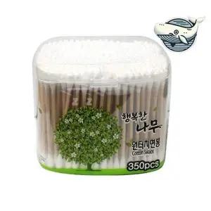 편안한 목욕 화장면봉 350개 위생적인 소프트