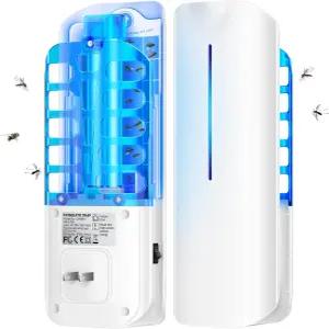 9W 야간 자외선 차단 기능이 있는 모기 벌레 재퍼 실내 냇 나방 포획기에 곤충 덫 플러그 꽂기 홈 오피스