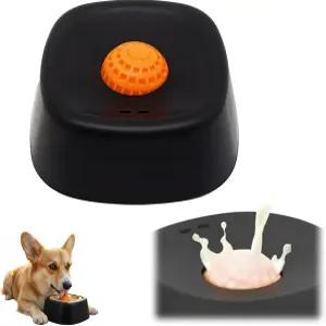 슬로우 피더 개 볼 롤링 기능이 있는 방수 핥기 매트 액체 간식용 스피어 퍼즐 비누출 강아지 불안 를 위한