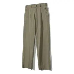 [노티그] 원턱 루즈핏 코튼혼방 팬츠 그린_OKG3PTLP103E1