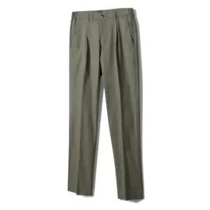 [노티그] 원턱 슬림핏 코튼혼방 스판 팬츠 카키_OKG1PTLP195KK