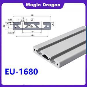 1PCS 1680 유럽 표준 알루미늄 프로파일 슬라이드 레일 산업용 합금 조각 기계 테이블 액세서리