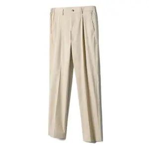 [노티그] 원턱 슬림핏 코튼혼방 스판 팬츠 베이지_OKG1PTLP195I1