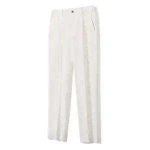 [노티그] 원턱 슬림핏 시어써커 팬츠 베이지_OKG1PTLP192I1