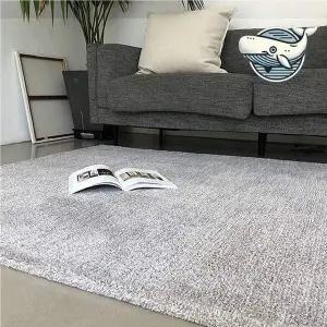 [콩심팥심]부드러운 샤기 카페트 거실 침실 포근한 쇼파카페트 인테리어러그