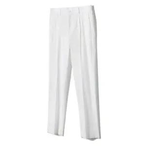 [노티그] 원턱 슬림핏 코튼혼방 스판 팬츠 화이트_OKG1PTLP195A1