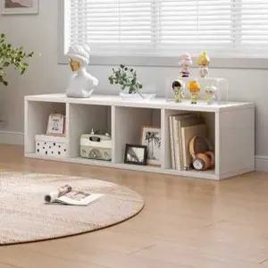 낮은책장 원목 모던 클래식 서재 낮은 책장 슬림 거실